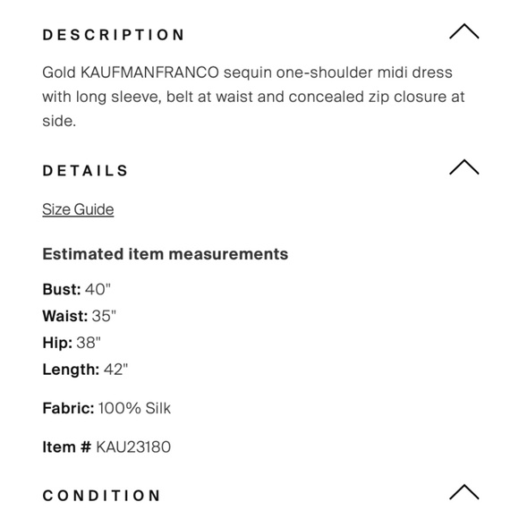 KAUFMANFRANCO Sequin One-Shoulder Dress Size: XL | US12, IT48 - Picture 4 of 4